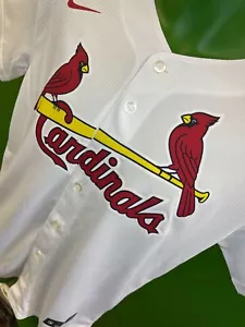 Maglia baseball MLB St. Louis Cardinals con bottoni giovane grande 14-16 nuova con etichette - Foto 1 di 4