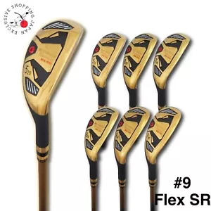 MUTSUMI HONMA Club MH030 Utility Hybrid Iron #9 Flex-SR Graphite Shaft Men Right - Picture 1 of 9