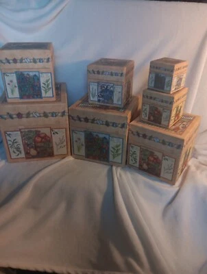 Bob's Boxes Seasonal Herbs Set of 7 Nesting Lang Card Co  - Image 1 of 4