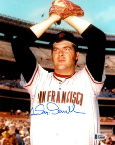 SAM MCDOWELL SIGNED AUTOGRAPHED 8x10 PHOTO SAN FRANCISCO GIANTS BECKETT BAS - Picture 1 of 2