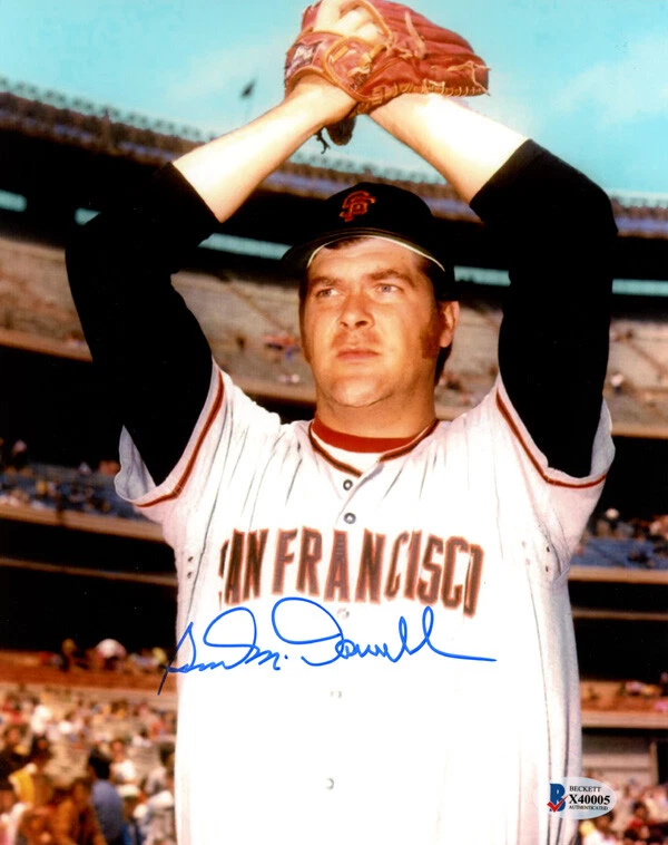 SAM MCDOWELL SIGNED AUTOGRAPHED 8x10 PHOTO SAN FRANCISCO GIANTS BECKETT BAS - Image 1 of 2