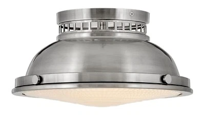 Hinkley Lighting Emery 4081PL Polished Nickel Flush Mount Ceiling Fixture - Image 1 of 3