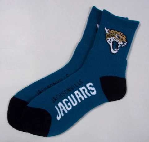 Jacksonville Jaguars Socks Large Size 10 to 13 Cover
