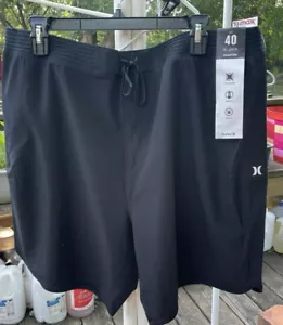 Hurley Phantom Hyperweave Max Solid 18” Mens Boardshorts Sz 40 NWT $110 CJ5397 - Picture 1 of 5