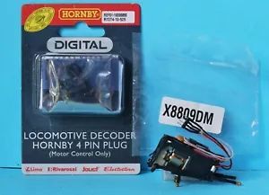 HORNBY X8809DM 0-6-0 MOTOR WITH DCC R7274 4-PIN DECODER X9659 DIGITAL USE NEW - Picture 1 of 3