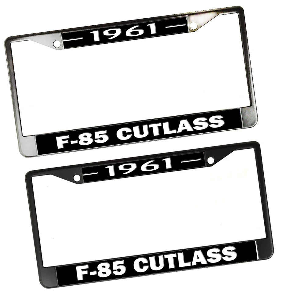 1961-1963 Oldsmobile F-85 Cutlass metal um quadro de placa de licença - Imagem 1 de 1