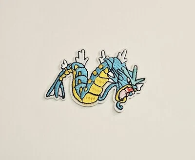 Pokemon Gyarados Character Water Type Poke Embroidered Iron/Sew On Patch  - Image 1 of 4