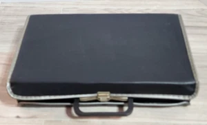 Vintage 1980s Cassette 24 Tape Storage Case with Handle - Picture 1 of 9