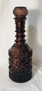 Vintage JIM BEAM Bottle 1967 Kentucky Derby Glass Decanter Amethyst Purple Empty - Picture 1 of 5