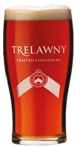 ST AUSTELL BREWERY TRELAWNY CORNISH ALE PINT GLASS BEST BITTER CHRISTMAS GIFT - Picture 1 of 9