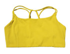 Athleta Womens S Multi-Strap Sports Bra Activewear Wireless Yellow