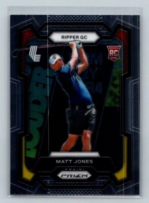 2024 Panini Prizm LIV Golf Rookie Card RC #50 Matt Jones Ripper GC - Image 1 of 2
