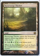 Razorverge Thicket	x1 Scars of Mirrodin LP