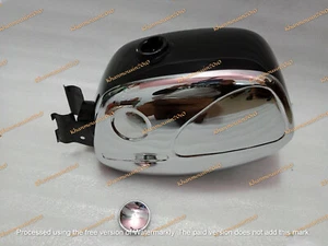 New Zundapp Ks 50 517 Super Sport C50 Ks 100 Black & Chrome Petrol Tank - Bild 1 von 5
