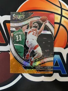 FRED VANVLEET RAPTORS COURTSIDE RED WHITE ORANGE SHIMMER RC 2020-21 SELECT - Picture 1 of 2