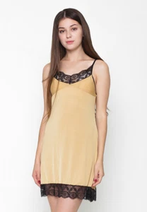 Sexy Sleep Babydoll Gabi Gold Tan Made Of Hight Quality Material, Soft & Smooth. - Picture 1 of 5