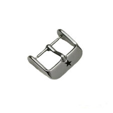 10 12 14 16 18 20 mm Stainless Steel Pin Buckle fits ZENITH Straps Silver