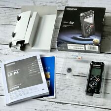OLYMPUS Linear LS-P4 black PCM recorder Bluetooth 39H 8GB Hi-res from Japan mint