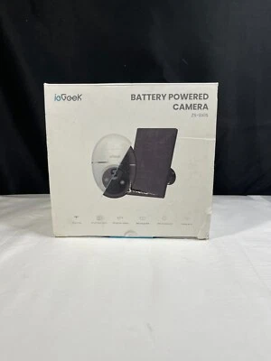 ieGeek ZS-GX1S White Automatic Motion Tracking Battery Powered Security Camera - Image 1 of 4