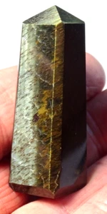 HERMOSA TORRE/OBELISCO OJO DE TIGRE AZUL PEQUEÑO 4,7 x 1,7 cms 26,12 gms - coraje #1 - Imagen 1 de 5