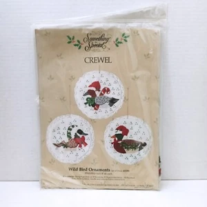 Something Special Crewel Kit Wild Bird Duck Christmas Ornaments Candamar 40189 - Picture 1 of 4