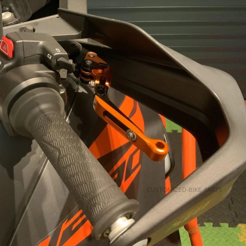 KTM 1290 Super Adventure R/S 2015-2025 | Juego de palancas de freno de embrague naranja/negro Foto 1 de 4