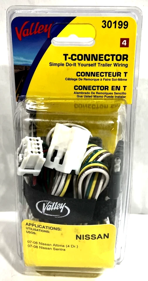 Valley T-Connector Trailer Wiring Kit 30199 For 07/08 Nissan Altima/ Sentra - Image 1 of 4