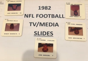 1982 NFL Transparency TV MEDIA SLIDES - $1.99 each - MANY Players and teams - Picture 1 of 6