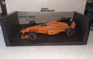 McLaren Mercedes MP4/12 Orange Test Car Hakkinen Minichamps Scala 1:18 - Foto 1 di 2