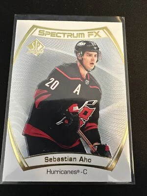 2021-22 SP Authentic Spectrum FX Unscratched S-3 Sebastian Aho - Image 1 of 2