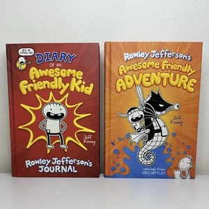 Diary of an Awesome Friendly Kid & Awesome Friendly Adventure - HC - Wimpy Kid - Imagen 1 de 11
