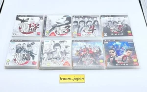 Yakuza Kenzan 0 1 2 3 4 5 OF THE END & Ishin 8 Set Ryu ga Gotoku PS3 Tested Game - Picture 1 of 4
