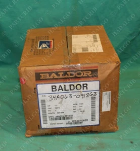 Baldor,  34A063-0918G3, Motor .5HP 1/2hp 208v 200v 1725rpm 3PH TEFC CM3538 - Picture 1 of 3