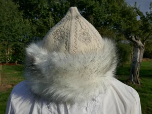 Filz Mütze Hut Handarbeit Bommelmütze Wintermütze Larp Schafwolle Mittelalter - Bild 1 von 6