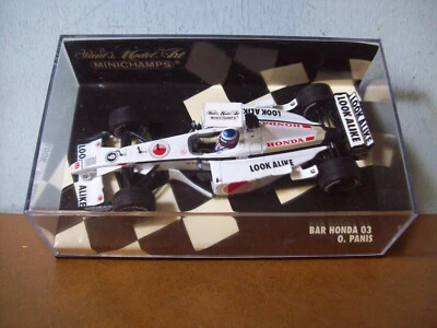 1/43 MINICHAMPS 400 010009 BAR HONDA 03 2001 OLIVIER PANIS Foto 1 de 4