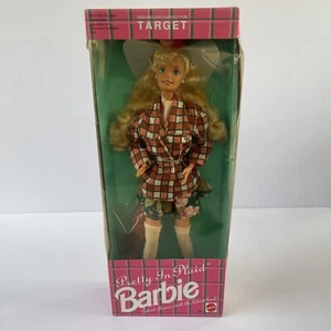 Barbie 1992 Pretty In Plaid #5413 NUEVA caja tiene desgaste exclusivo de Target en caja original - Imagen 1 de 8