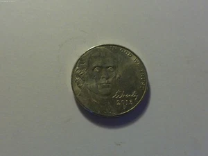 2013-P Jefferson Nickel with Obverse Errors - Picture 1 of 4