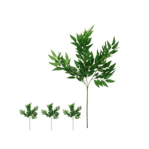 Kunstseide weicher Ruscus-Blattstamm 62 cm/24 Zoll 3er-Pack grün - Bild 1 von 1