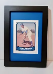 Jackie Robinson Brooklyn Dodgers Framed Baseball Card Plaque 1988 Pacific #40 - Picture 1 of 4