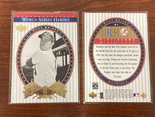 DUKE SNIDER 2002 UPPER DECK WORLD SERIES HEROES BROOKLYN DODGERS CARD #31