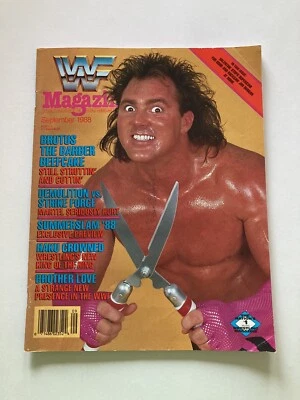 Revista de Lucha Libre WWF de Colección Septiembre 1988 Randy Savage Bret Hart Brutus Jake Foto 1 de 4
