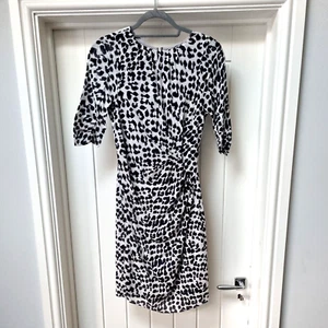 Whistles Dress Women's UK 6 Multicoloured Silk Knee Length Animal Print Occasion - Picture 1 of 14