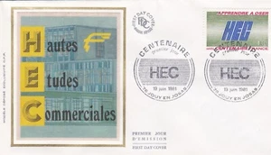 FRANCE 1981 FDC CENTENAIRE HEC YT 2145 - Imagen 1 de 1