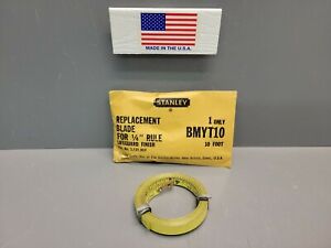 Stanley Rule Replacement Blade 1/4" x 10' BMYT10 NOS USA Fits Lufkin 1/4"