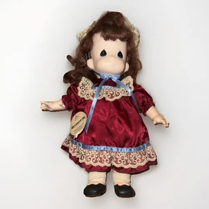 Vintage Precious Moments Puppe "Becca" #1474 von 1994 mit Etikett 12" groß mit Hut - Bild 1 von 4