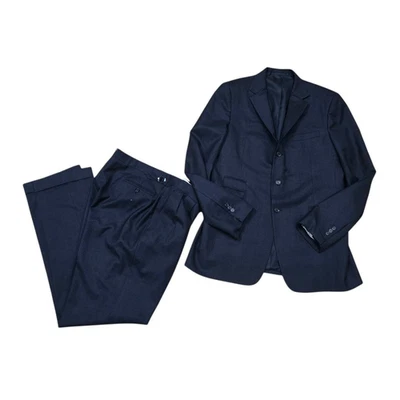 Blazer Ralph Lauren Etiqueta Púrpura Traje a Medida Gris Pantalones Foto 1 de 4