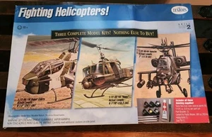 Testors 1:72 Fighting Helicopters 3 Model Set - Picture 1 of 12