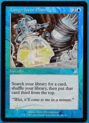 Long-Term Plans FOIL Scourge NM Blue Uncommon MAGIC CARD (ID# 502217) ABUGames - Image 1 of 2