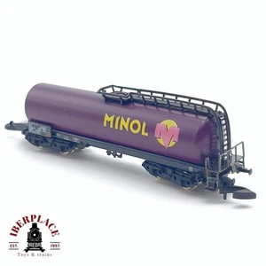 ♻️ 2ª mano - Märklin Minol DB vagón cisterna escala Z 1:220 #E42 - Imagen 1 de 5