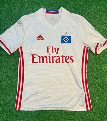 Hamburger SV 2016 2017 Home Hamburg Germany Adidas Climacool Jersey Youth Large - Image 1 of 4